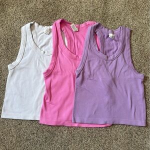 Set of 3 Athletic Tanks